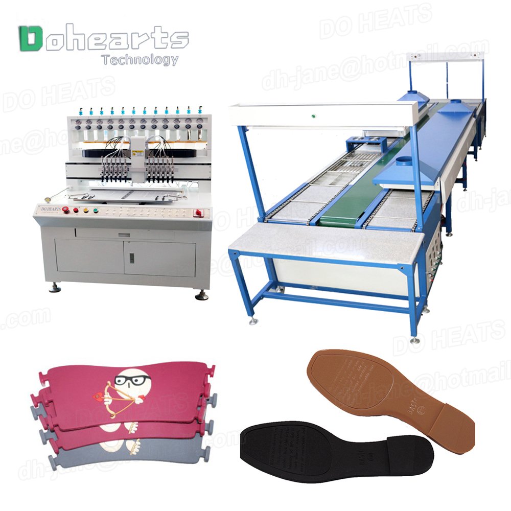 Auto Pvc Shoes Sole Slipper Top Upper Making/dispensing Machines