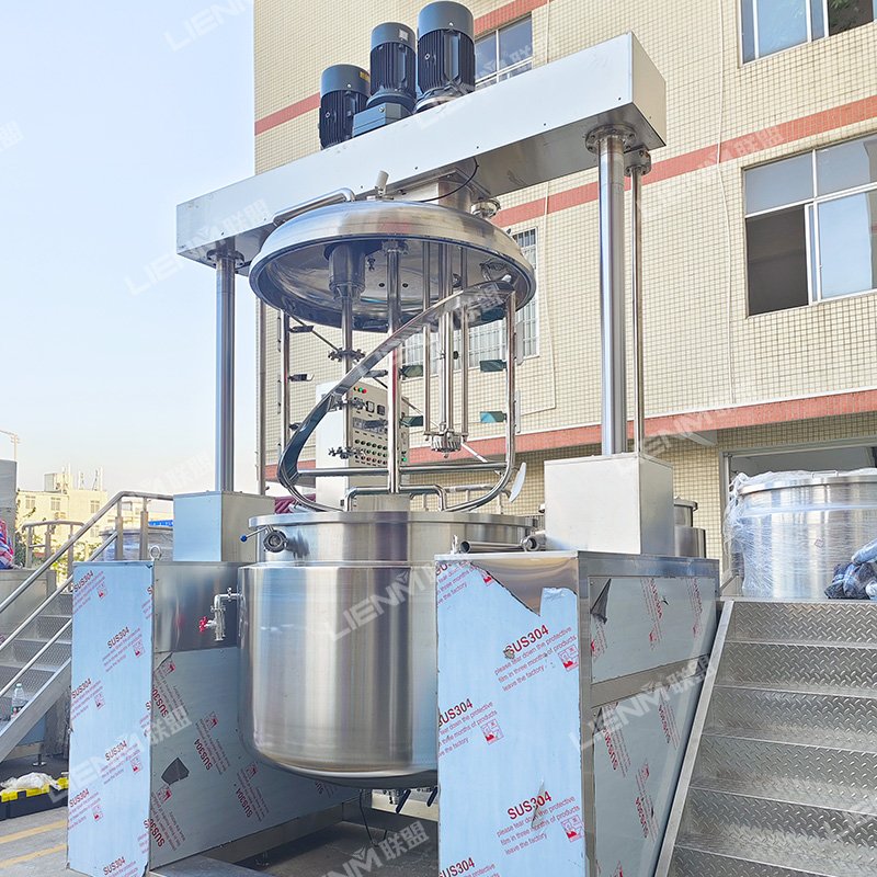 OEM Emulsifier Toothpaste Machine Industrial Mayonnaise Making Machine Double Jacket Homogenizer Mixer