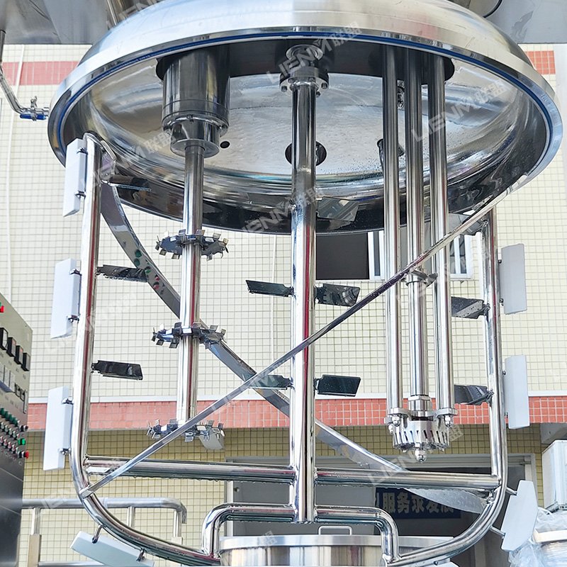 OEM Emulsifier Toothpaste Machine Industrial Mayonnaise Making Machine Double Jacket Homogenizer Mixer
