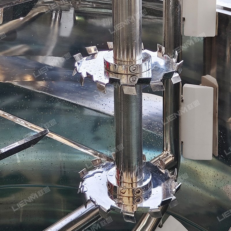 OEM Emulsifier Toothpaste Machine Industrial Mayonnaise Making Machine Double Jacket Homogenizer Mixer