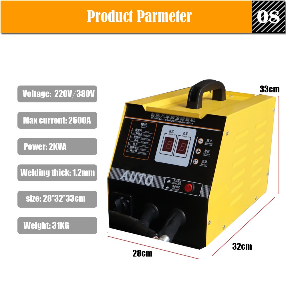 Metal Car Body Repair Equipment Steel Auto Dent Remover Pulling Machine Automotive Dent Puller Spot Welder Dent Puller