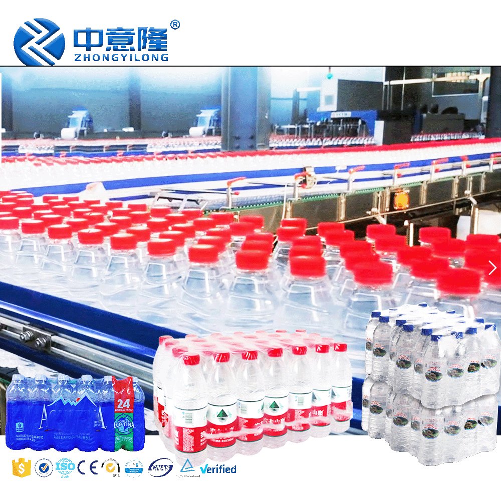 Auto Complete Water Production Line Includes Blowing/Water Treatment/filling/labelling/wrapping Machines to Start Small Business