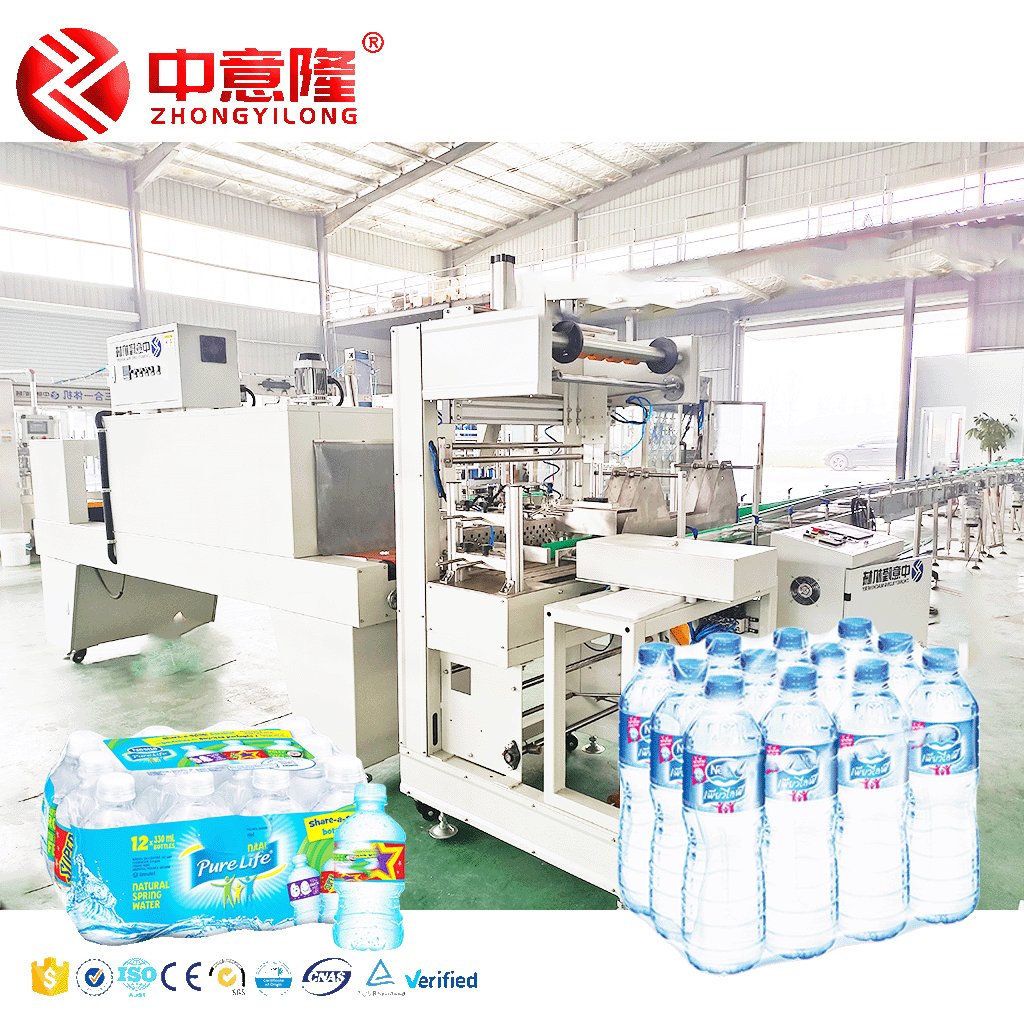 Auto Complete Water Production Line Includes Blowing/Water Treatment/filling/labelling/wrapping Machines to Start Small Business