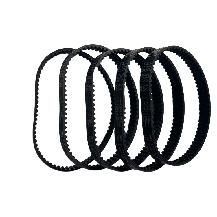 Power Transmission Belts in Industrial and Automation Applications 225-3M Rubber Timing Belt