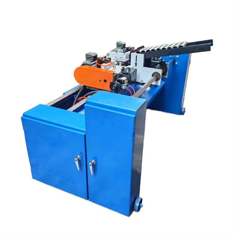 2024 New type 60 CNC double head chamfering machine for steel and plastic pipe rod end beveling deburring finishing