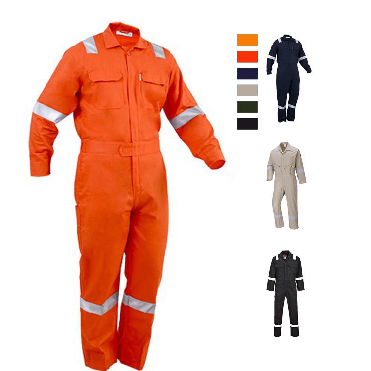 Wholesale Customizable Safety Clothing Pure Cotton Overalls Seafarers Wear-Resistant Dirt-Resistant Tooling Uniform Auto Repair