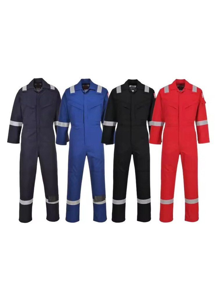 Wholesale Customizable Safety Clothing Pure Cotton Overalls Seafarers Wear-Resistant Dirt-Resistant Tooling Uniform Auto Repair