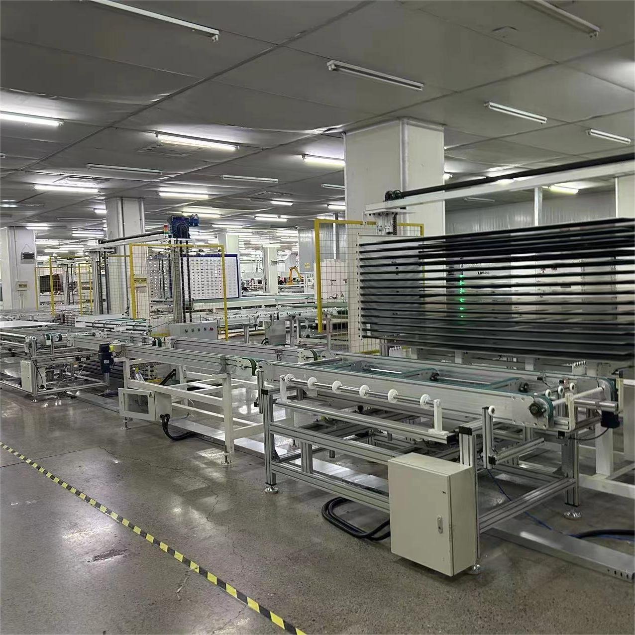 Solar Panel Production Line 10-500MW Full Auto Solar Panel Making Machine Photovoltaic Panels Assembly Line