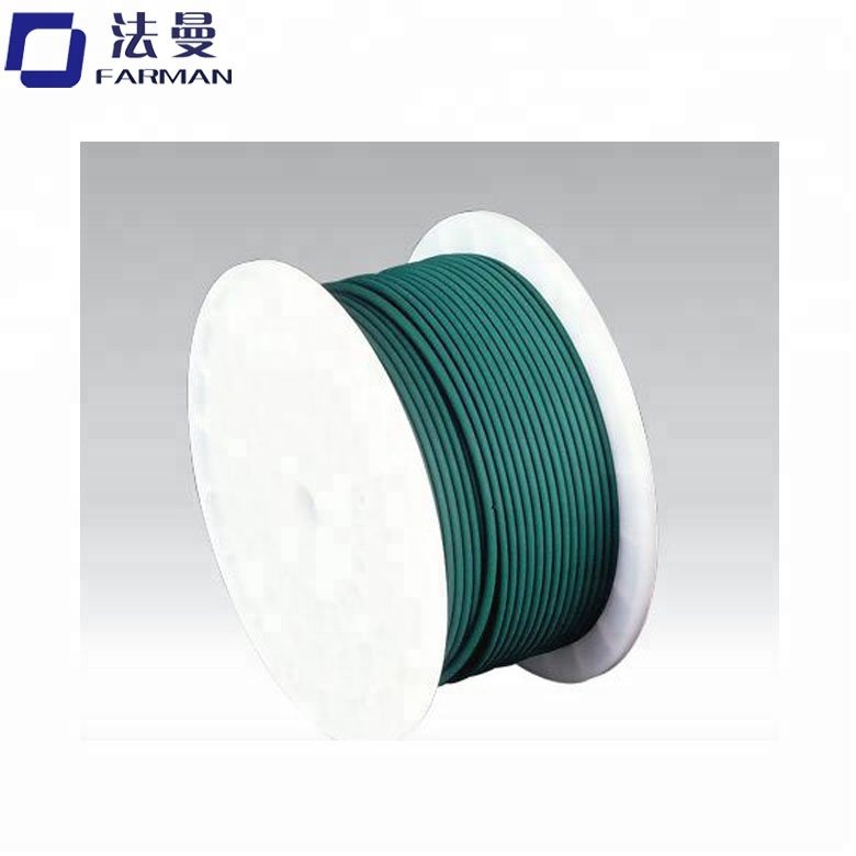 pu polyurethane green round belt with Transmission