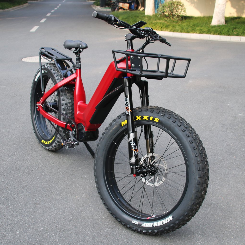 Bafang automatic gear hub 5 speeds electric bike 1000W fat tire ebike M620 mid Gates belt drive electric bicycle