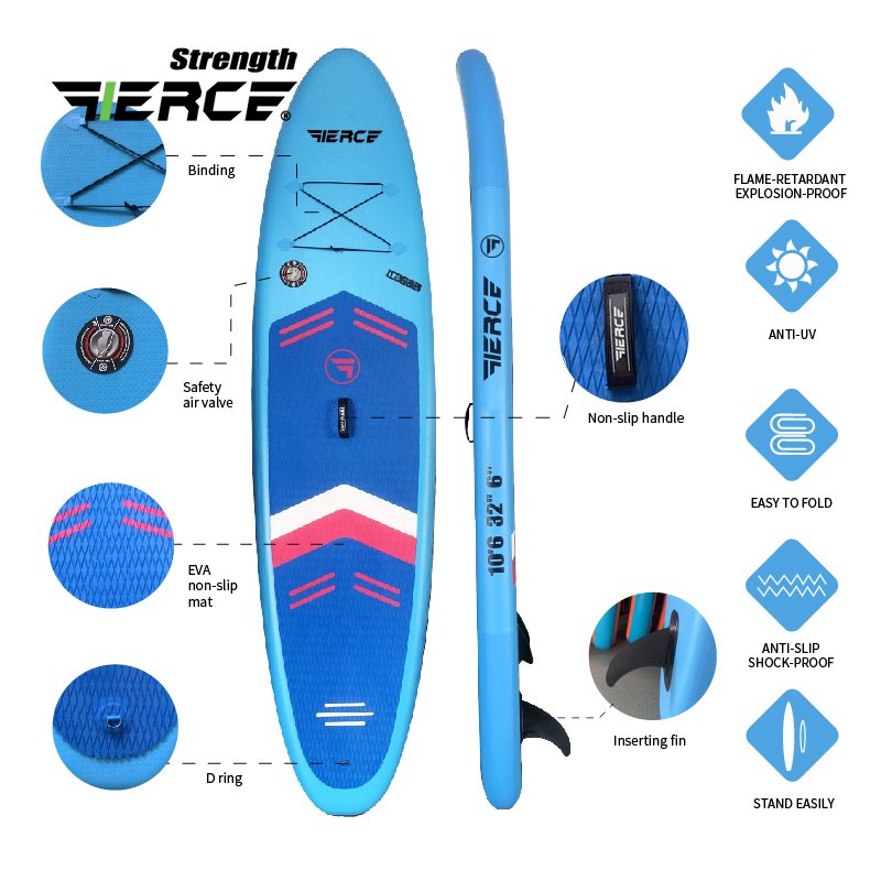 Summer Anti-Slip Shock-Proof Sup Stand up Paddle Board Surfing Board for Adult Surf Sup Inflatable