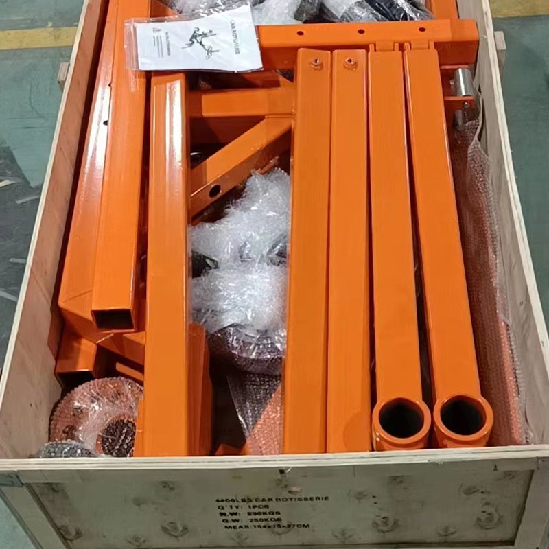 Professional Manufacturer Simple Car Body Repairing Frame Spraying Frame Car Rollover for Auto Repair Equipment