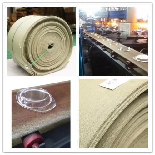 High Temperature Resistance Kevlar with 316L stainless steel Conveyor Belt High Quality