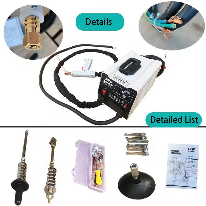 ATPRO 220v 380v Car Body Repair Equipment Easy-to-Use Dent Repair Spotter & Spot Puller Welder Machine