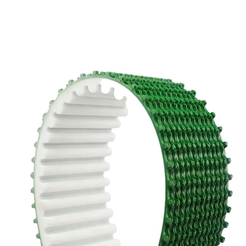 Customized Nonstandard Industrial Seamless HTD8M Tooth Type Timing Belt Coating With Green Rough Top Pvc Pu Transmission Belt