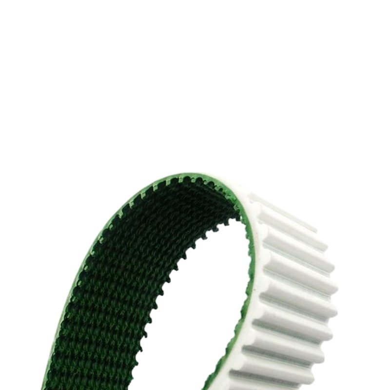 Customized Nonstandard Industrial Seamless HTD8M Tooth Type Timing Belt Coating With Green Rough Top Pvc Pu Transmission Belt