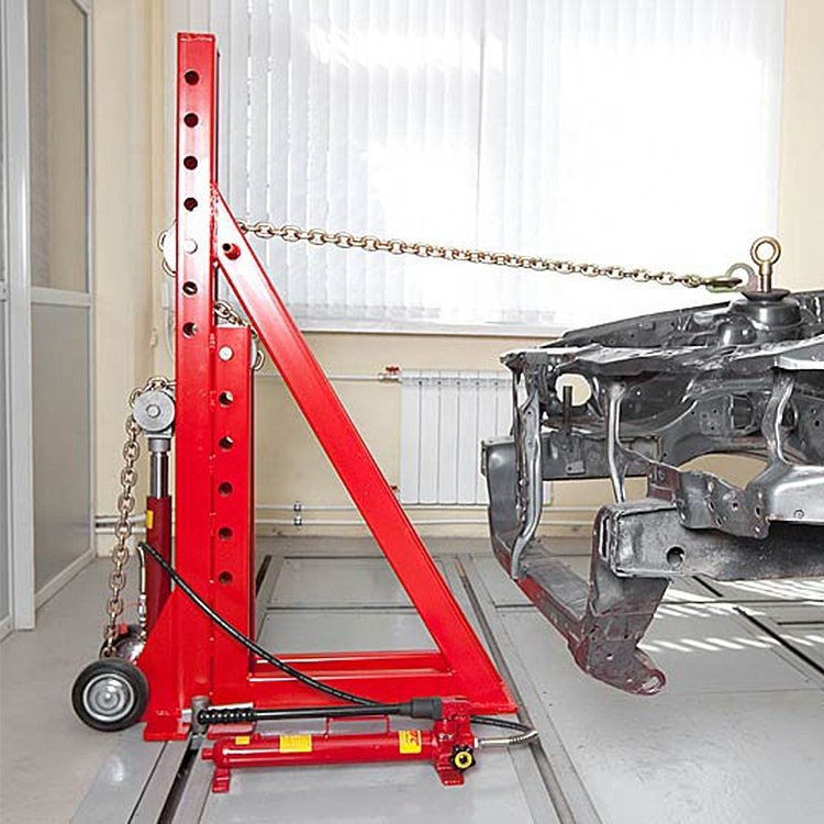 Automotive Chassis Repair Pulling Towers with 10T Cylinder Pull Capacity Auto Body Shop Equipment