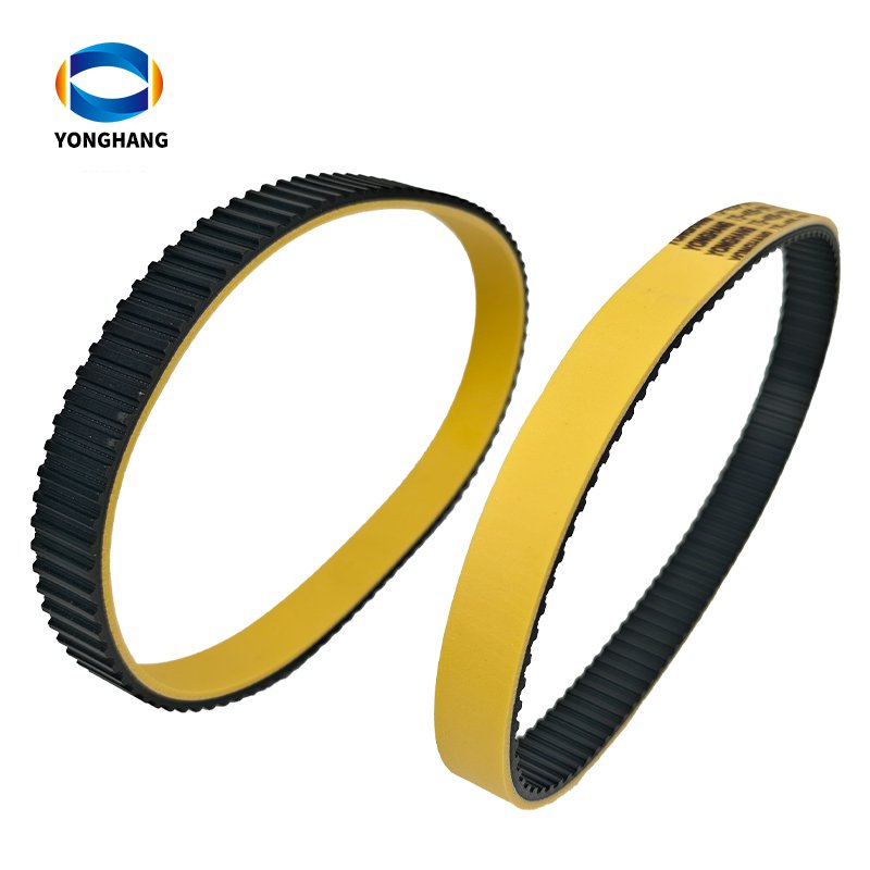 EVN Material Stripping Machine timing belt 16-T5-455+2mm Yellow pu toothed belts for Wire Cut & Strip Machine