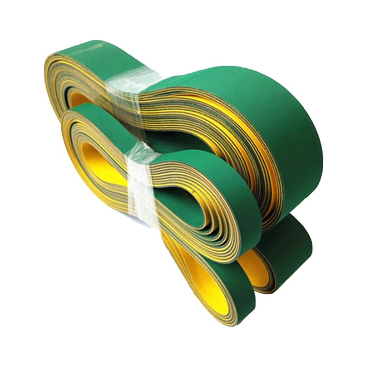 Nylon green high speed wear and heat resistance transmission belt/flat belt/base belt for separators grinders wood plane