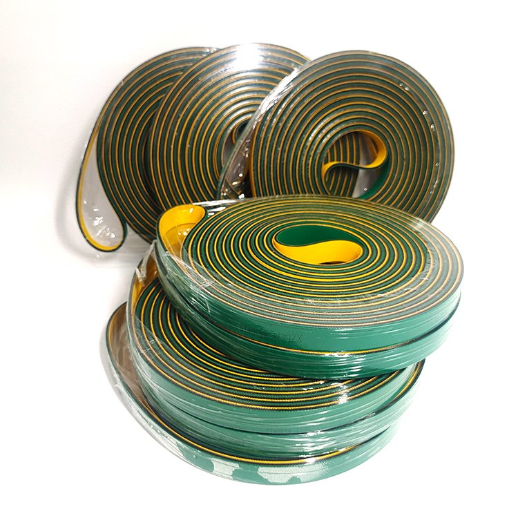 Nylon green high speed wear and heat resistance transmission belt/flat belt/base belt for separators grinders wood plane