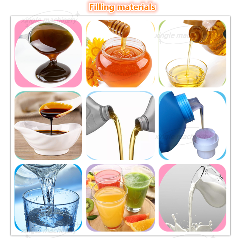 Auto Beverage Water Fruit Juice Oil Liquid Vial Round Bottle Desktop Filling Capping and Labeling Machine Production Line