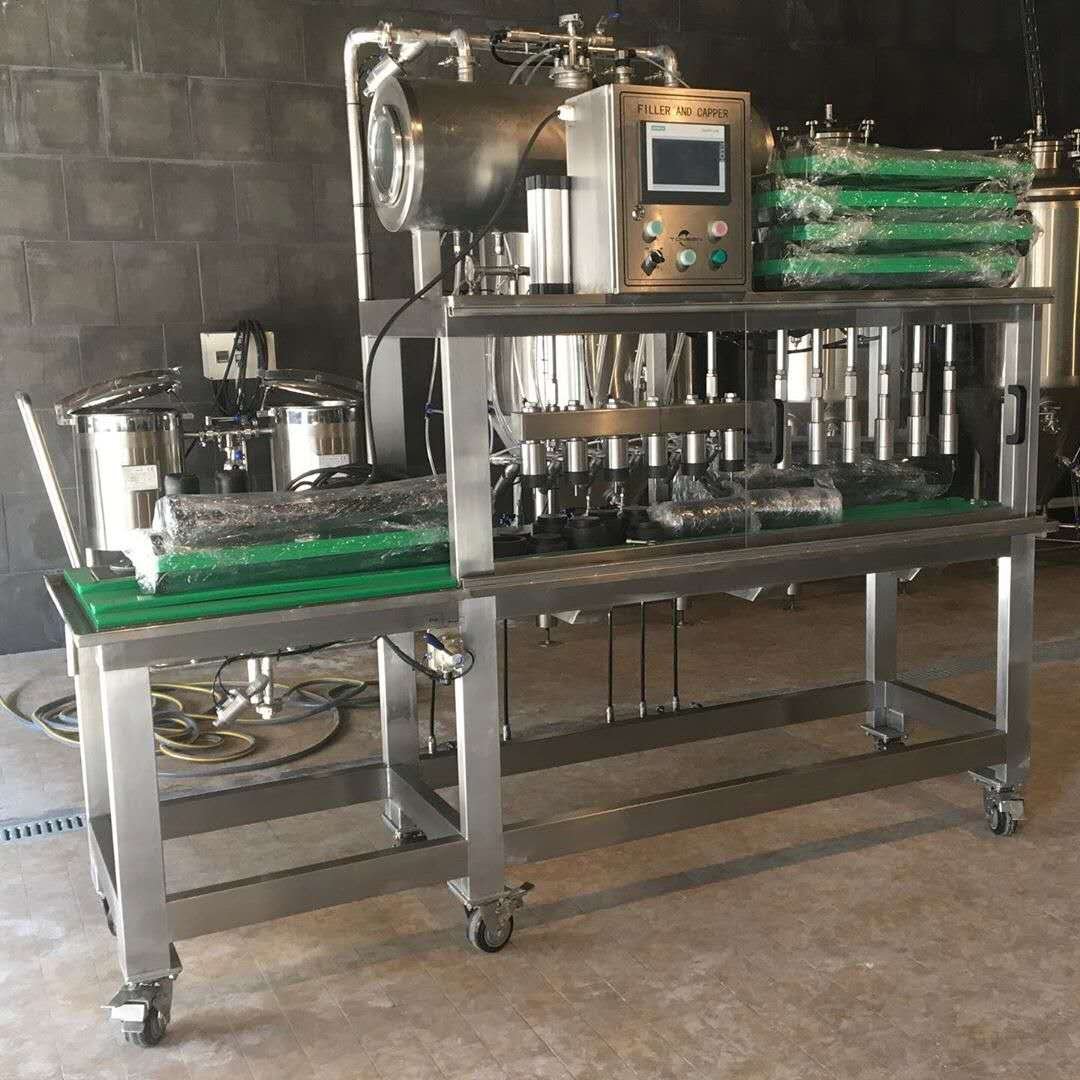 Craft Beer Filling Machine Complete Brewery Produce Line Turn Key Project Liquid Filling Packing Production Line