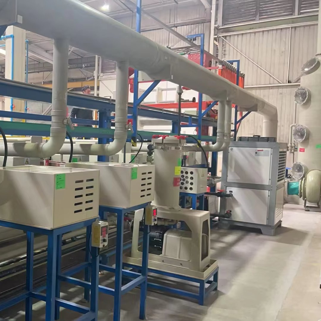 2025 New Auto Electroplated Metal Plant Cadmium Phosphating Machinery Rectifier Chiller Washer Studs