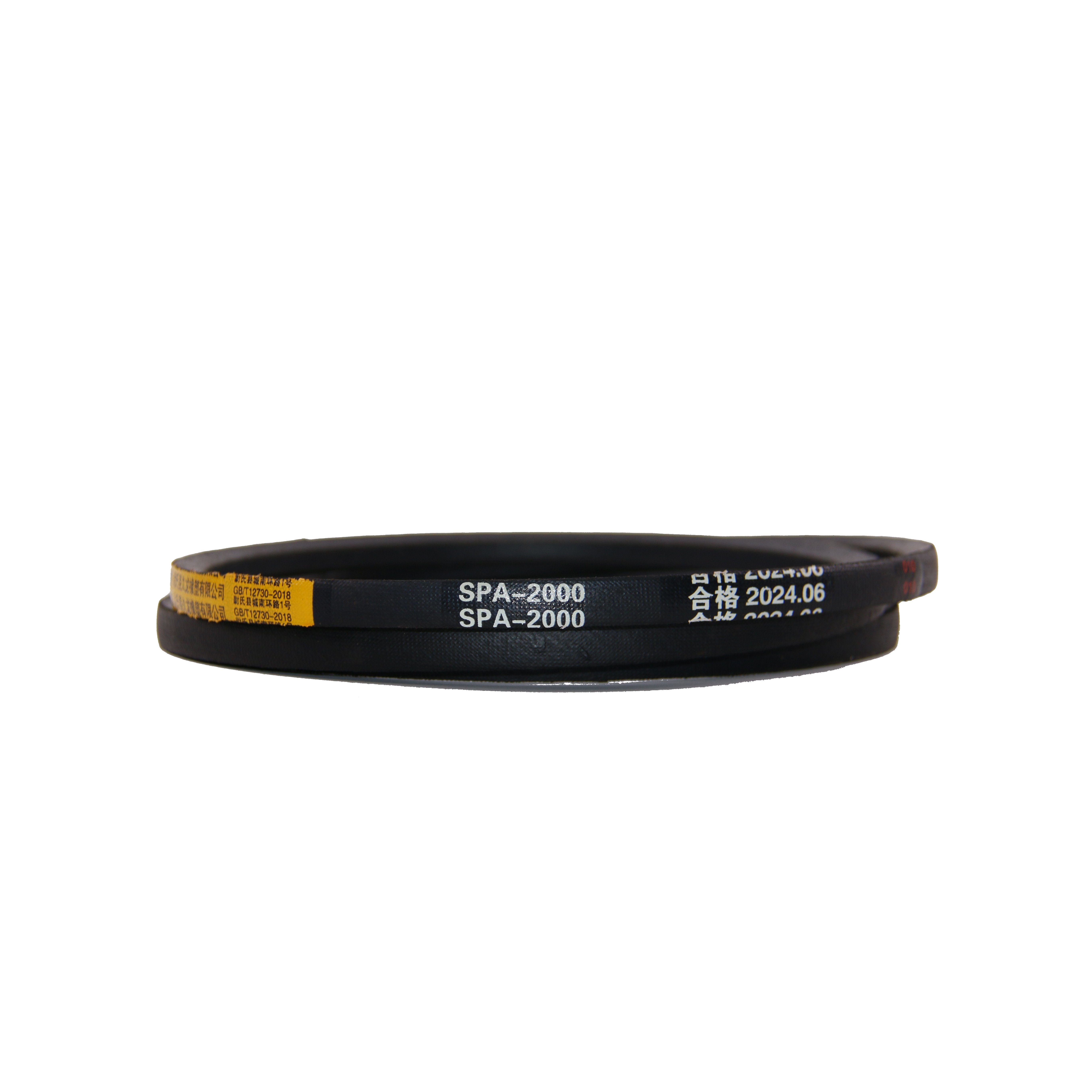 China Factory Narrow Wrapped V Belt Industrial Power Transmission Belt SPA SPB SPC Wrapped Rubber Belt