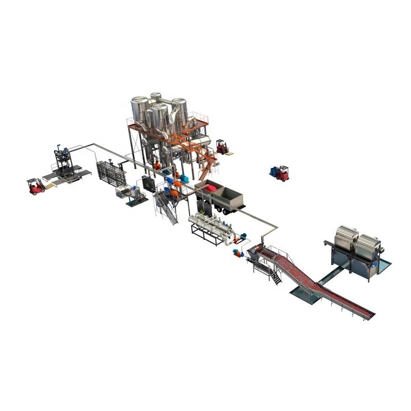 Complete Custom Vegetable And Fruit Processing Line Tomato Juice/sauce/pulp Production Plant Omate/tomat Processing Machine