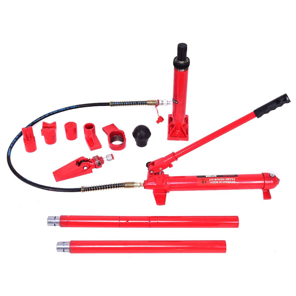 Heavy Duty 10 Ton Manual Hydraulic Body Frame Jack for Car Repair Tool Kit