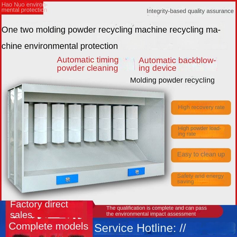 Small Semi or Fully Automatic Electrostatic Powder Coating Booth Line With Power and Free Conveyor European Quality