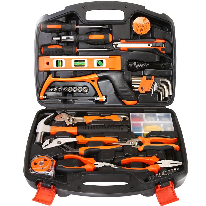 Home Hand Tool Set Household Woodworking Combination Toolbox Auto Repair Kits Electric Tool Box Gift Toolkit Manual Garden Tools