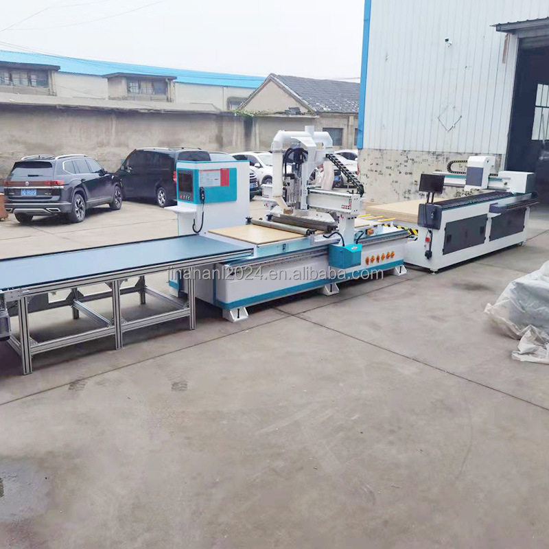 4x8ft 5x10ft CNC 3d Carving Cutting Drilling Auto Loading Unloading ATC CNC Router Nesting Machine AR1325 1530