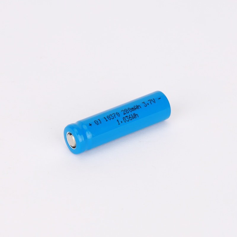 Wholesale 10370 3.7V 280mAh Recycle Cyclic Charging Rechargeable Cylindrical Digital Lithium Li-Ion Batteries Battery Cells