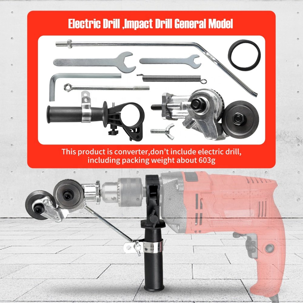 Electric Cordless Metal Sheet Cutter Power for Cutting Aluminum Iron Sheet Shears Electric Drill Plate Cutter