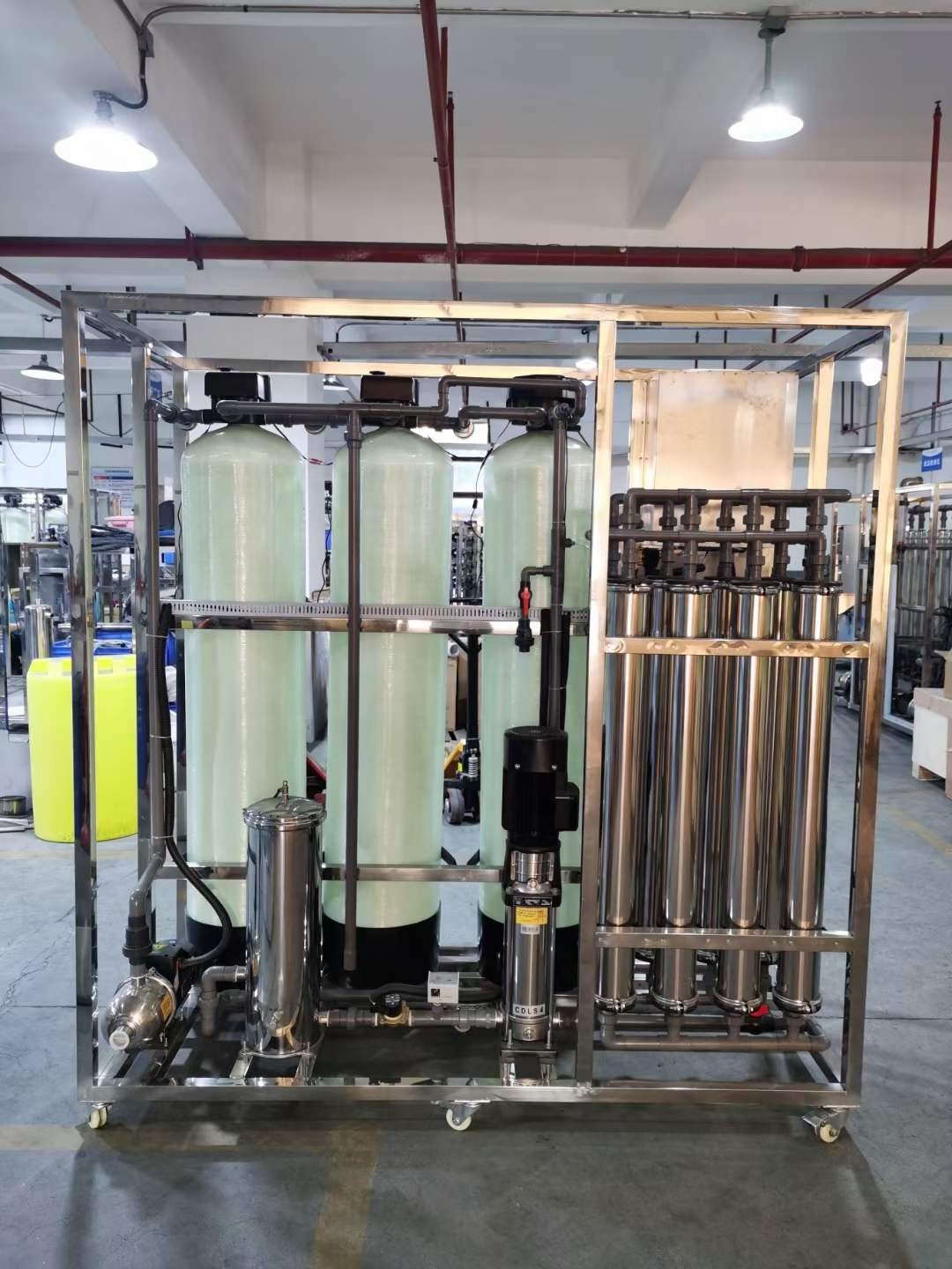 1000 LPH 500 LPH RO System Osmoseur D'eau 400l/h Water Purifier Reverse Osmosis System With Mineral Desalination From Ground