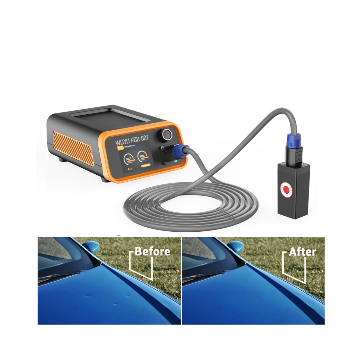 PDR007 Paintless Dent Removal Machine Efficient Car Body Repair Tool for Iron Body Recovery