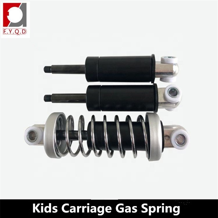 Baby Carriage Wheel damping gas spring with slower compress or extend speed