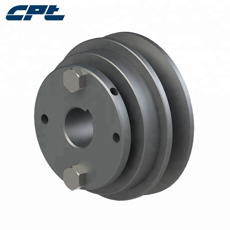 A-type belt Cast iron V-shaped underdrive pulley motor pulley