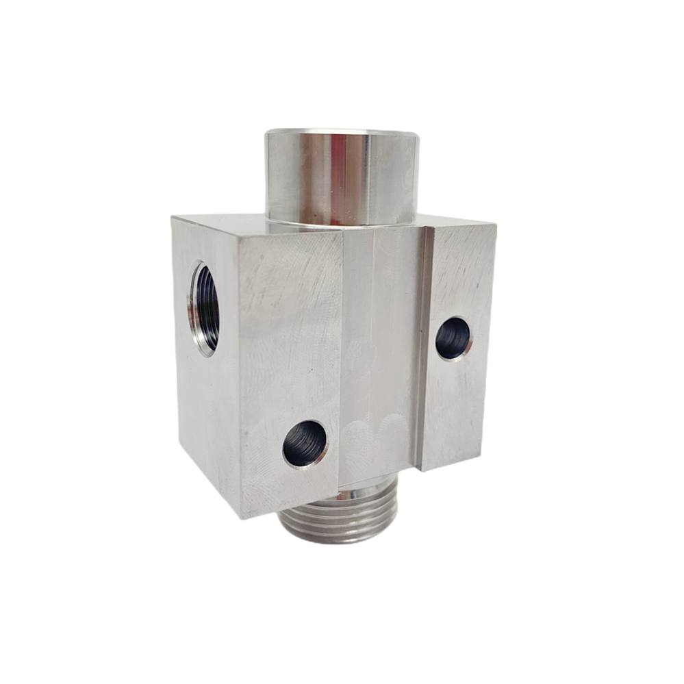 Safety WaterJet Cutting Machine Spare Parts Waterjet YongDa New on Off Valve Body Square Water Switch Body