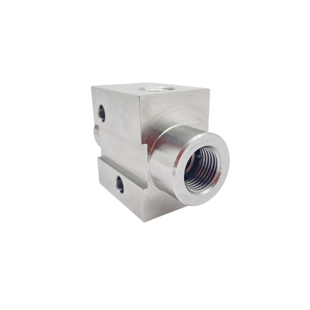 Safety WaterJet Cutting Machine Spare Parts Waterjet YongDa New on Off Valve Body Square Water Switch Body