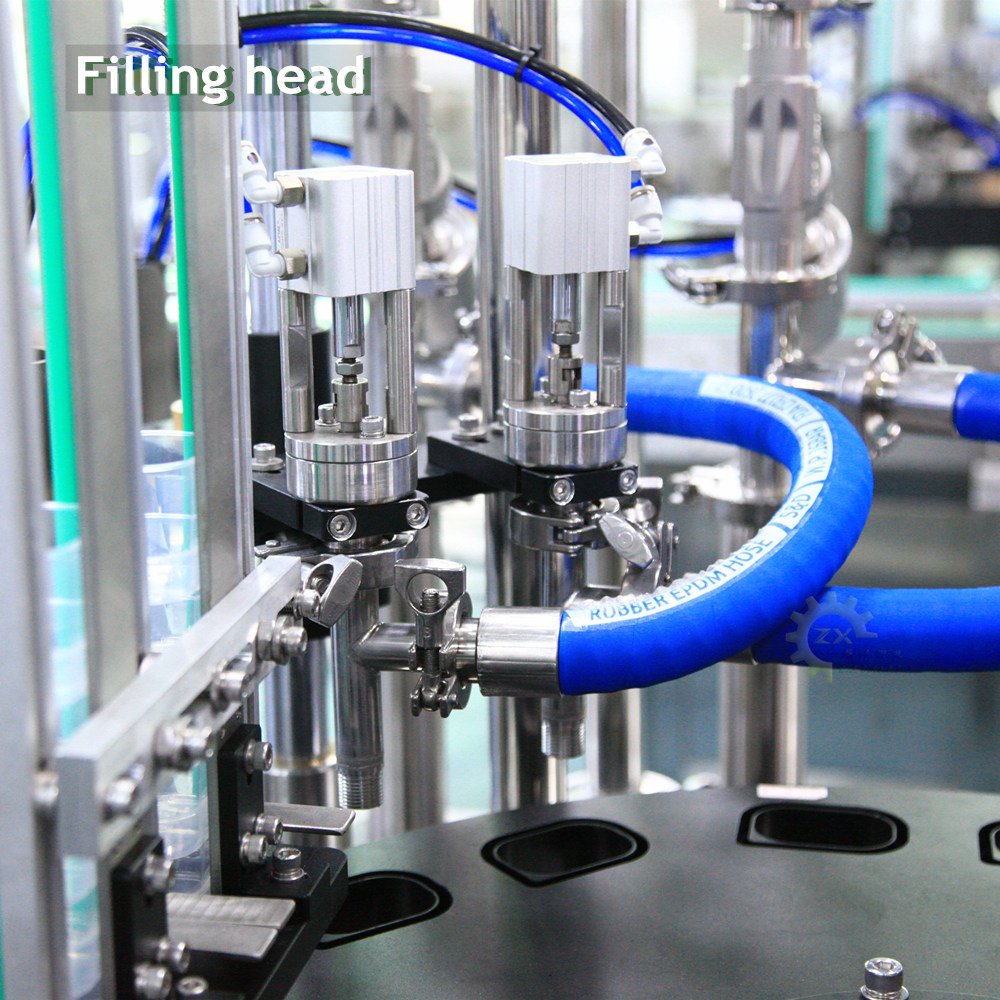 ZXSMART Automatic Liquid 20ML 50ML 100ML Lotion Facial Cream Glass Plastic Bottle Jar Filling Machine Line