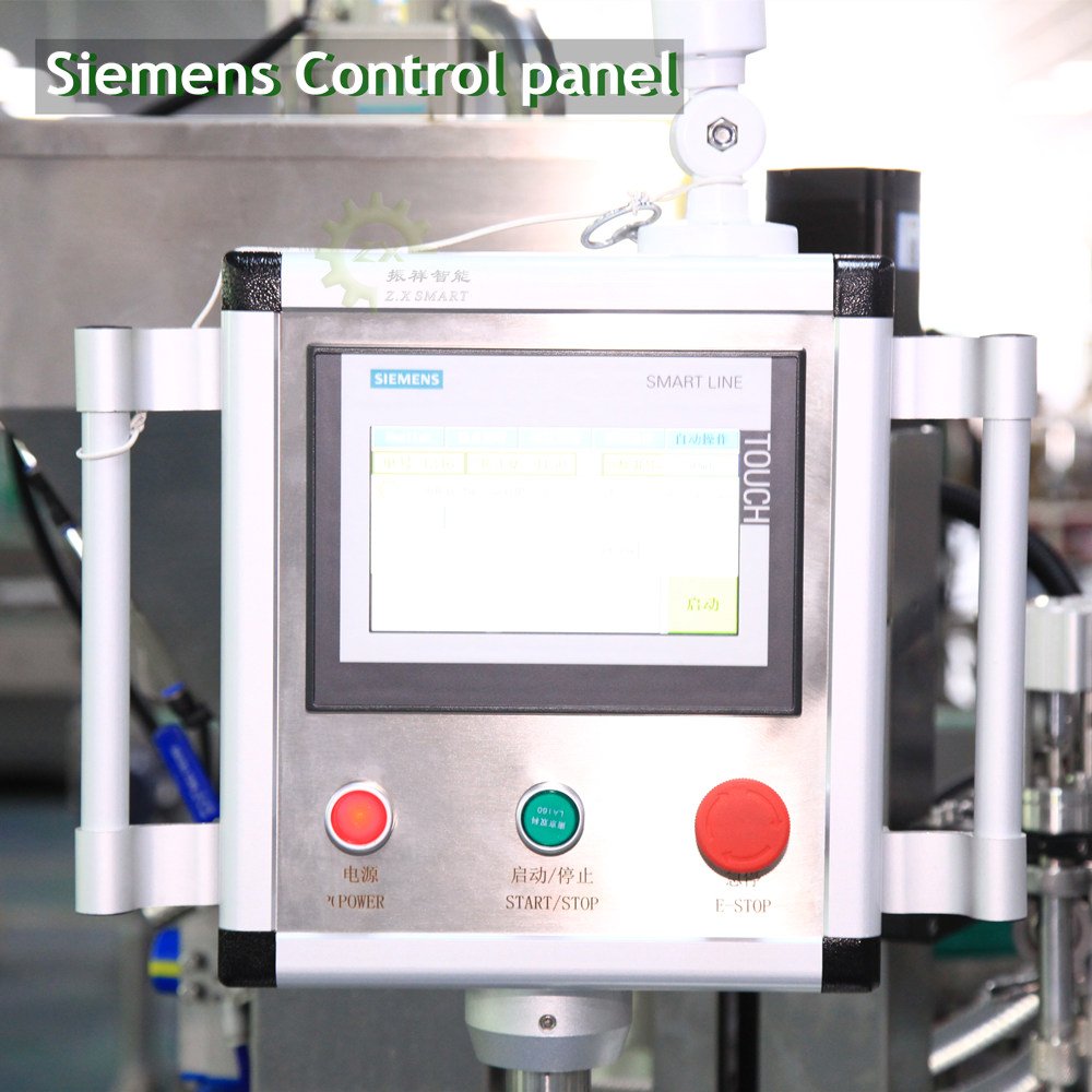ZXSMART Automatic Liquid 20ML 50ML 100ML Lotion Facial Cream Glass Plastic Bottle Jar Filling Machine Line