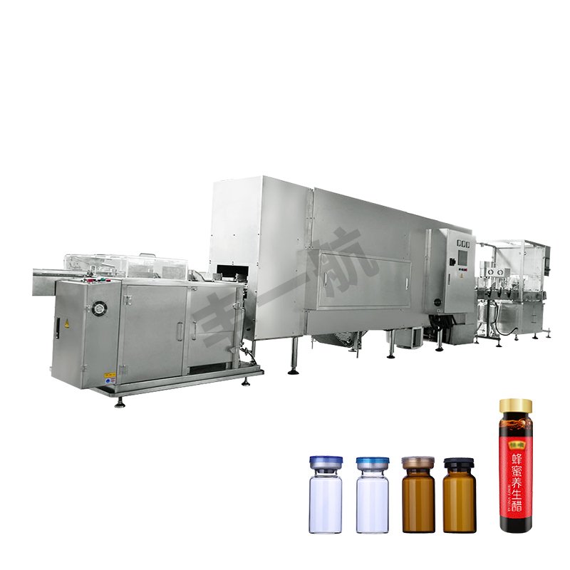 China Supplier Full Auto 5ml Liquid Vial Filling Capping Production Line for Cosmetic Plant