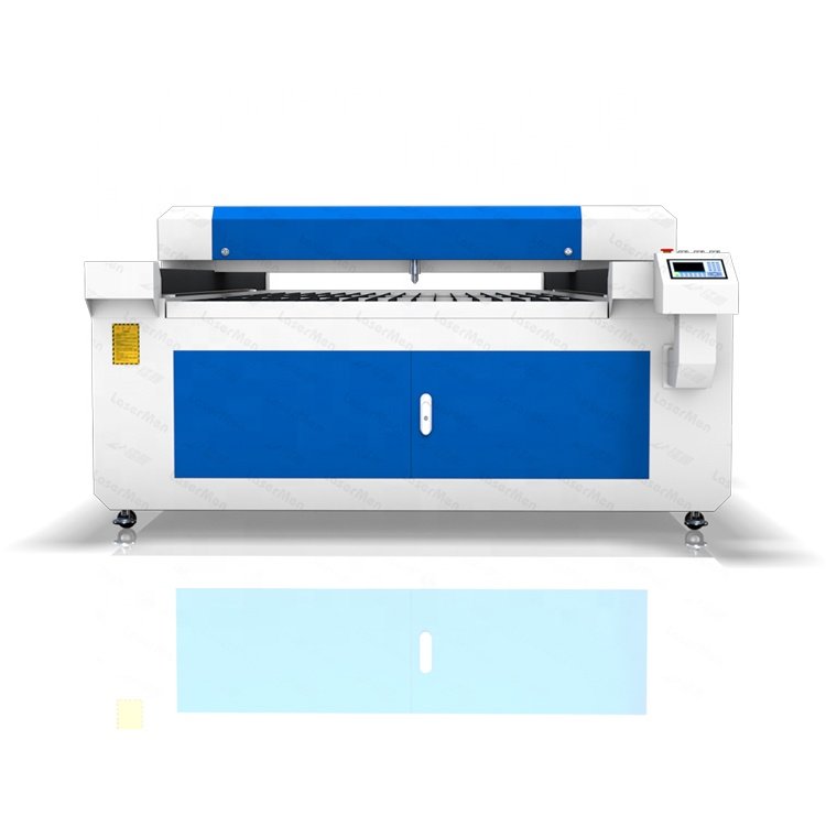 Large size 1300*2500mm CO2 laser engraving cutting machine with extractors removes fumes and dusts caused during cutting