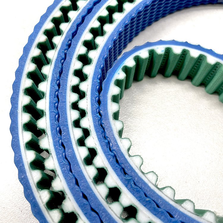 PU Synchronous Belt Polyurethane Timing Belt STD8M-2400-25 Round Transmission Belts With Cloth On Tooth