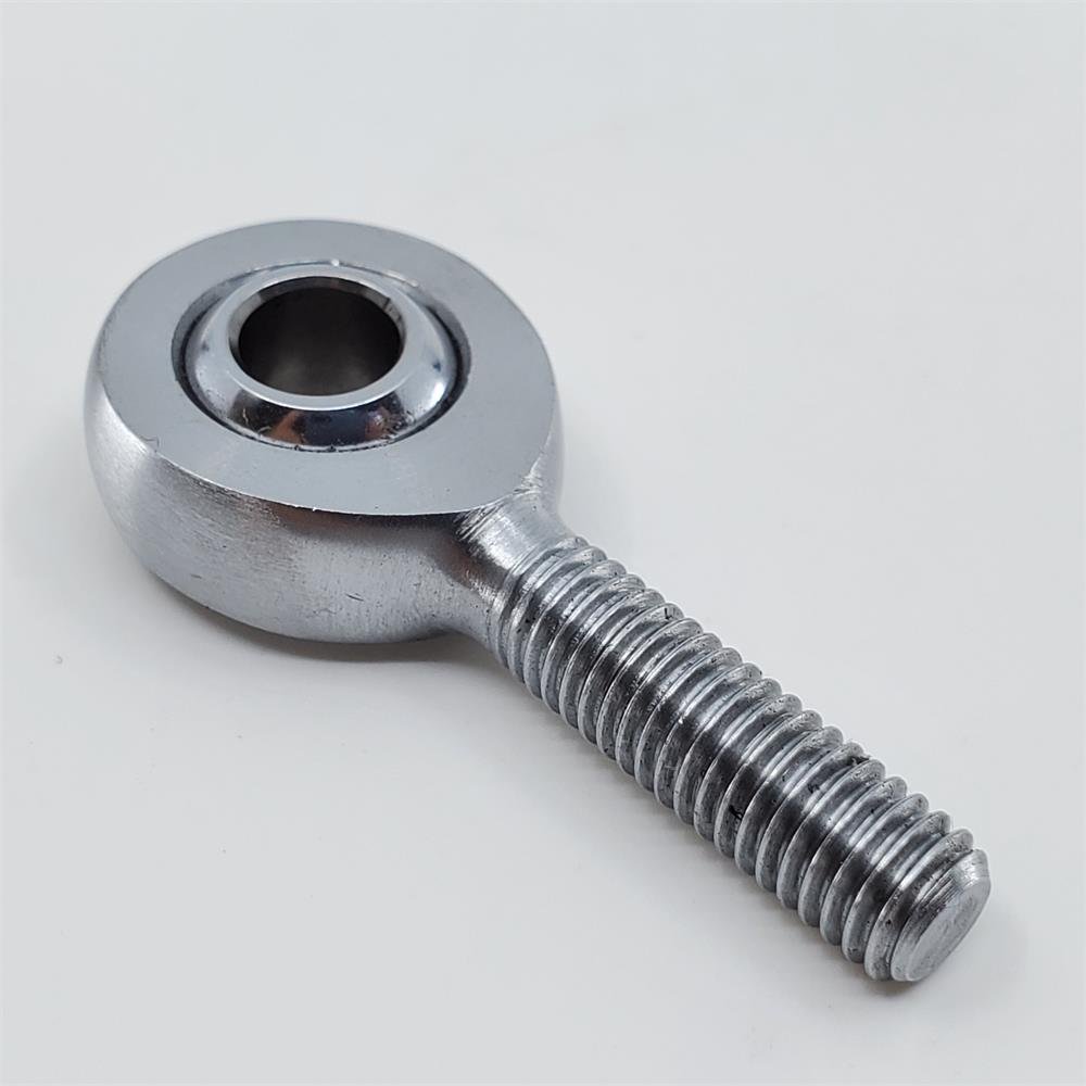 MXML14 Chromoly Joint, 14mm Metric Male Racing Heim Joint, Left Hand Loader Slot Rod End, 14mm Hole, M14x2.0 Thread
