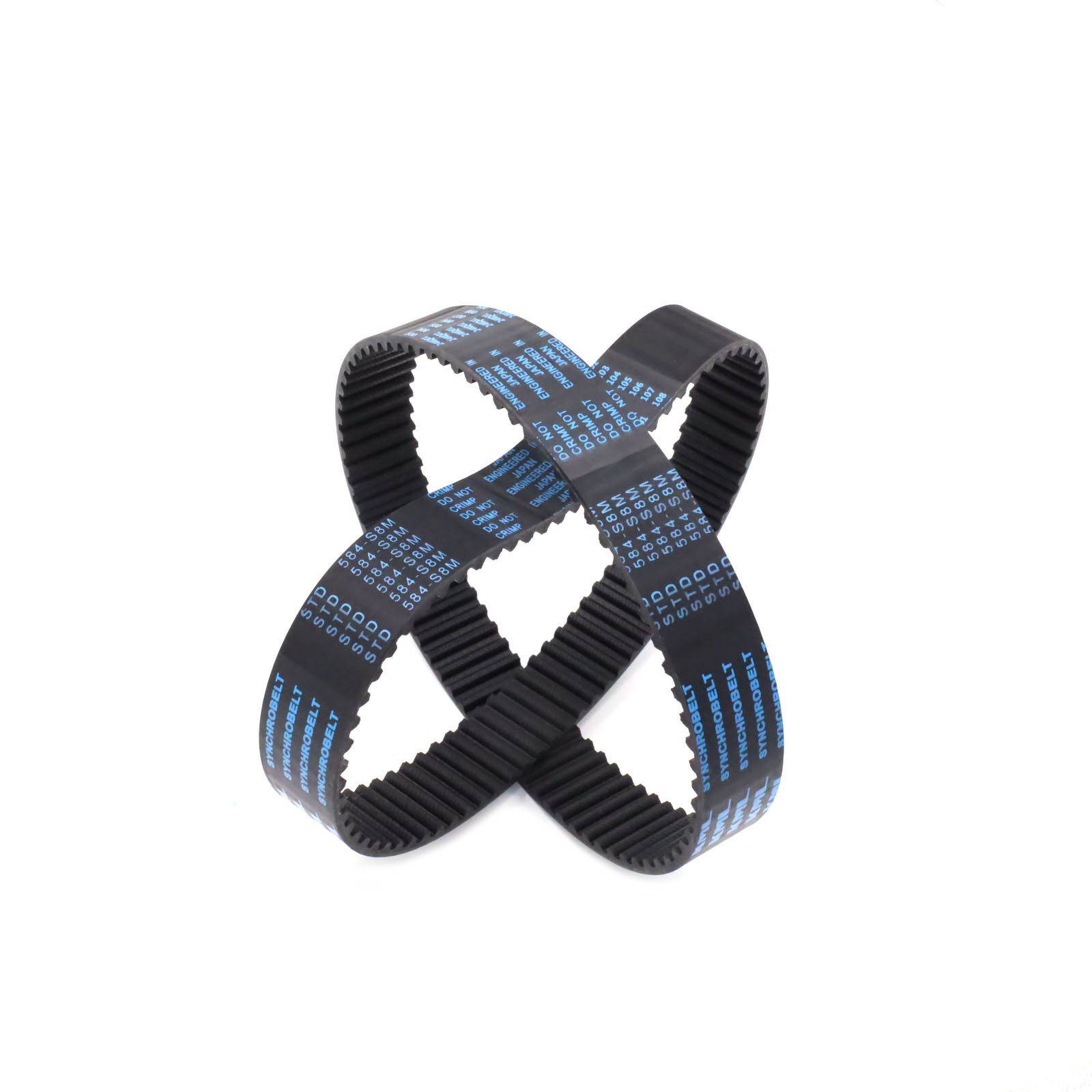 Excellent performance HTD STD RPP timing belt S8M Length 584mm CR rubber transmission belts