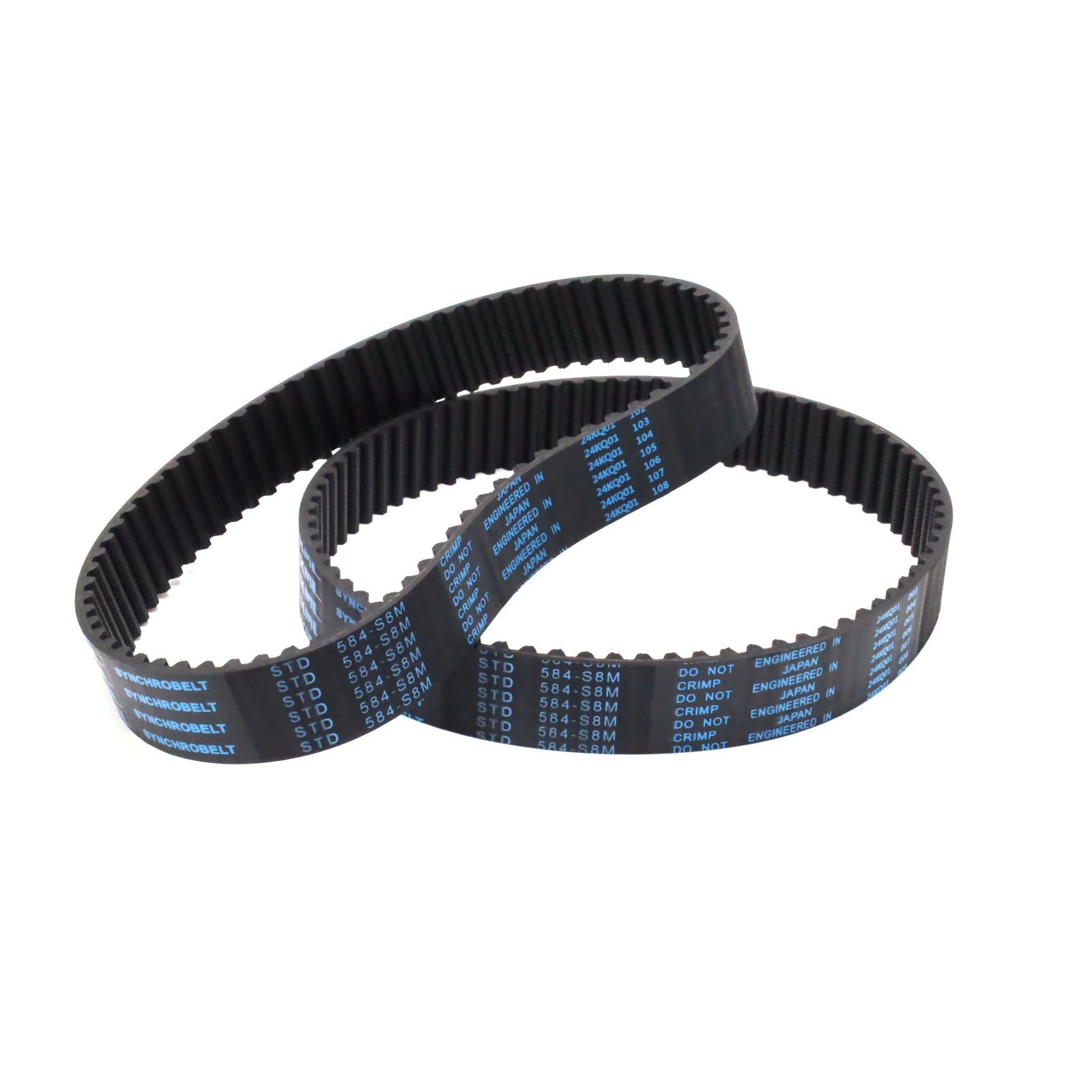 Excellent performance HTD STD RPP timing belt S8M Length 584mm CR rubber transmission belts