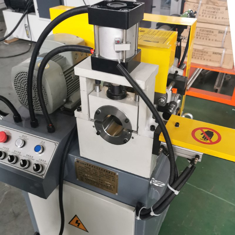 Chinese Factory Automatic Metal Steel Pipe Rod Flat Bar Tube End Pneumatic Chamfering Machine